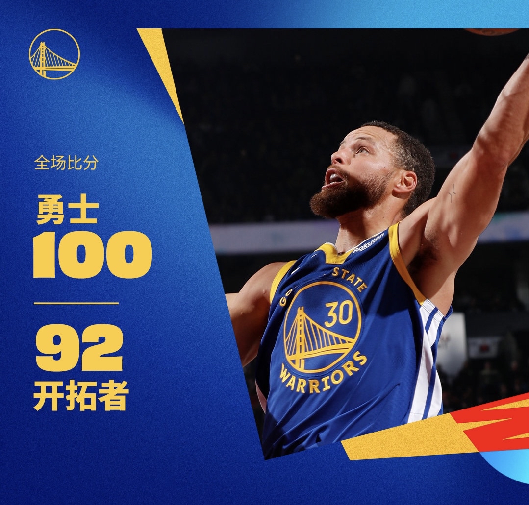 独行侠逆转江苏队，库里状态火热